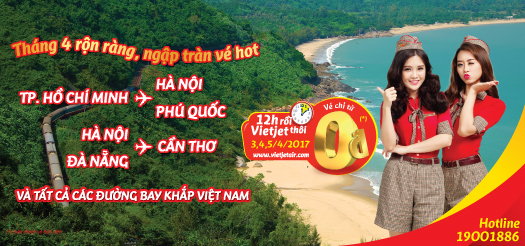 Tháng tư rộn ràng , Ngập tràng vé 0 đồng